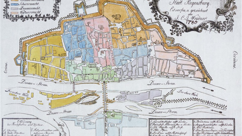 Wachtplan von Regensburg, Nachdruck des Originals von 1803